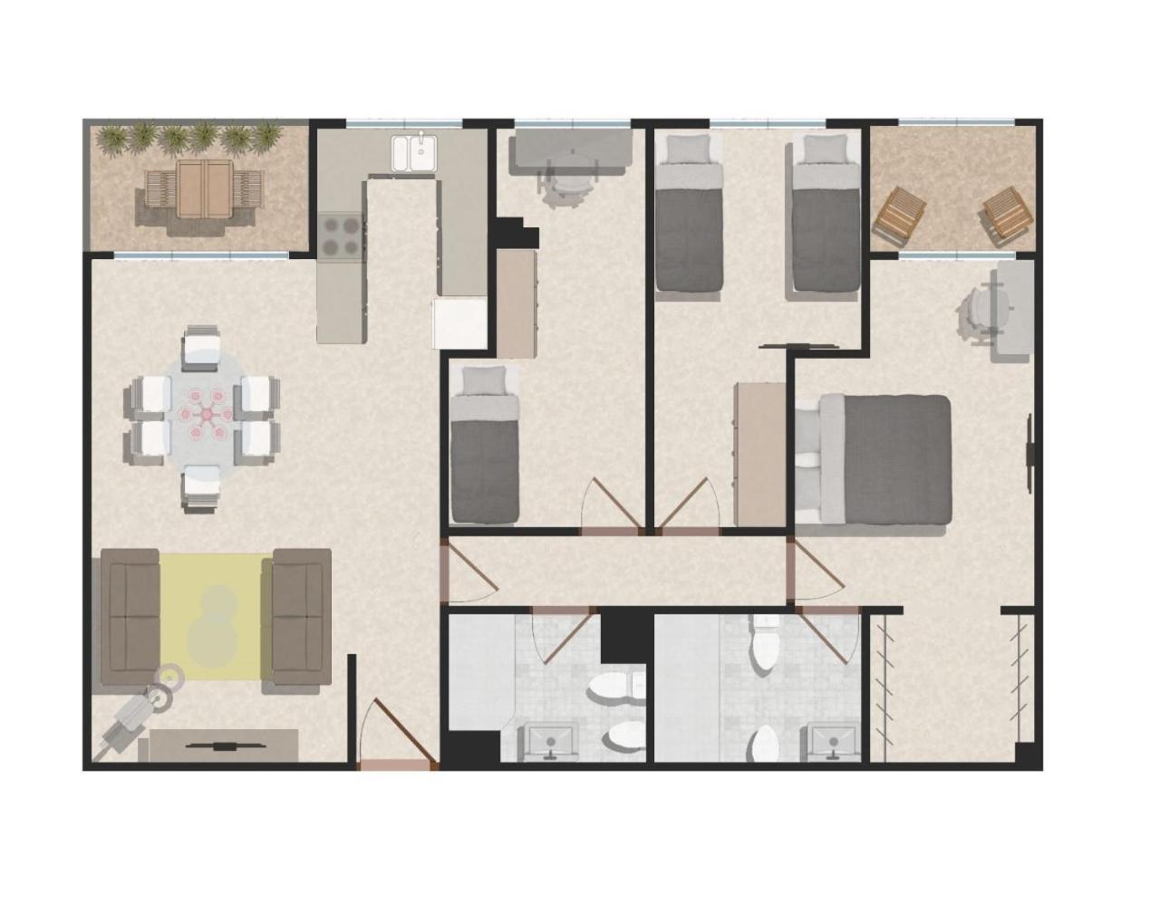 Appartamento Jardines Del Turia - Espacioso Apartamento Valenza Esterno foto
