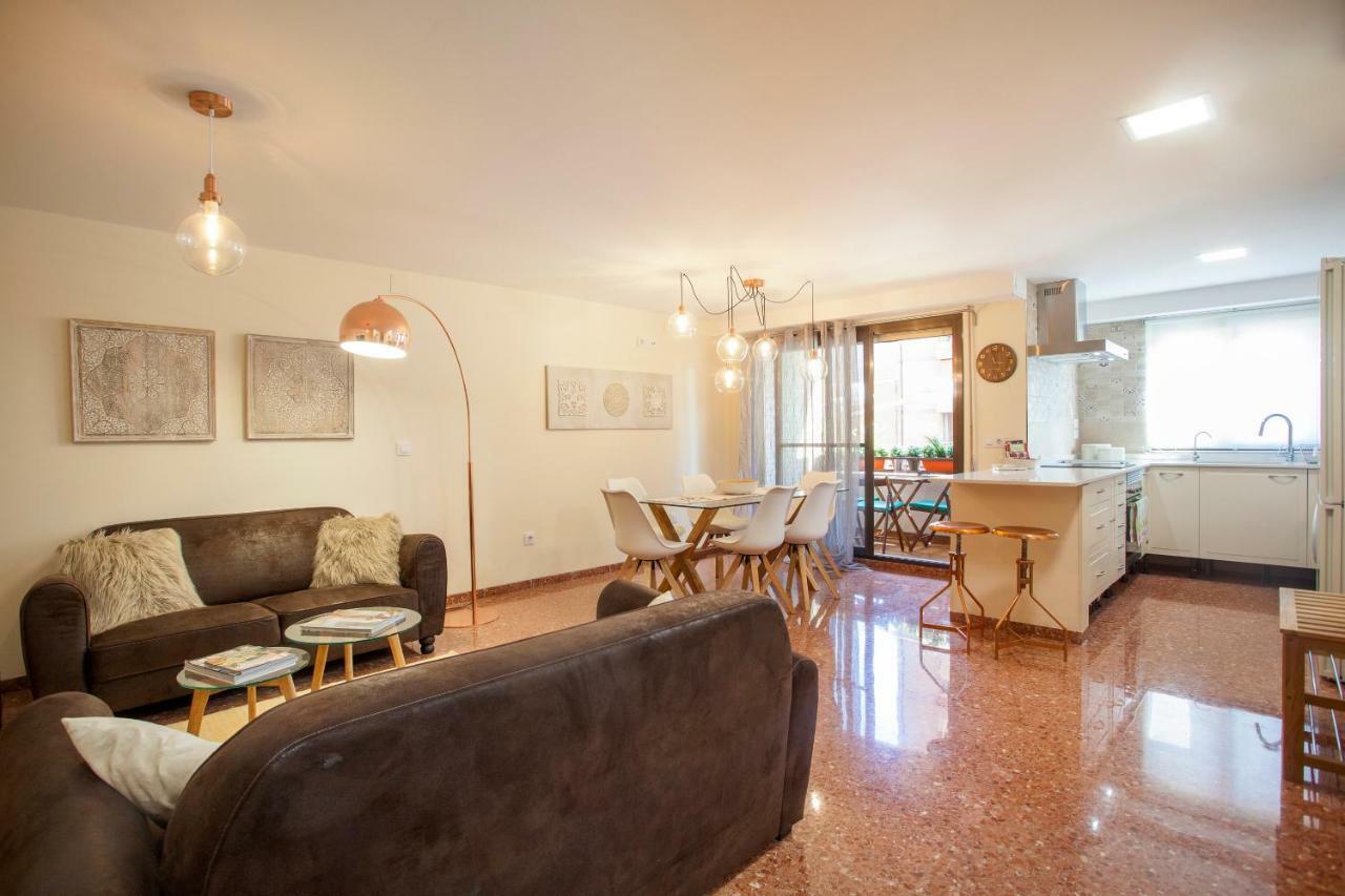Appartamento Jardines Del Turia - Espacioso Apartamento Valenza Esterno foto